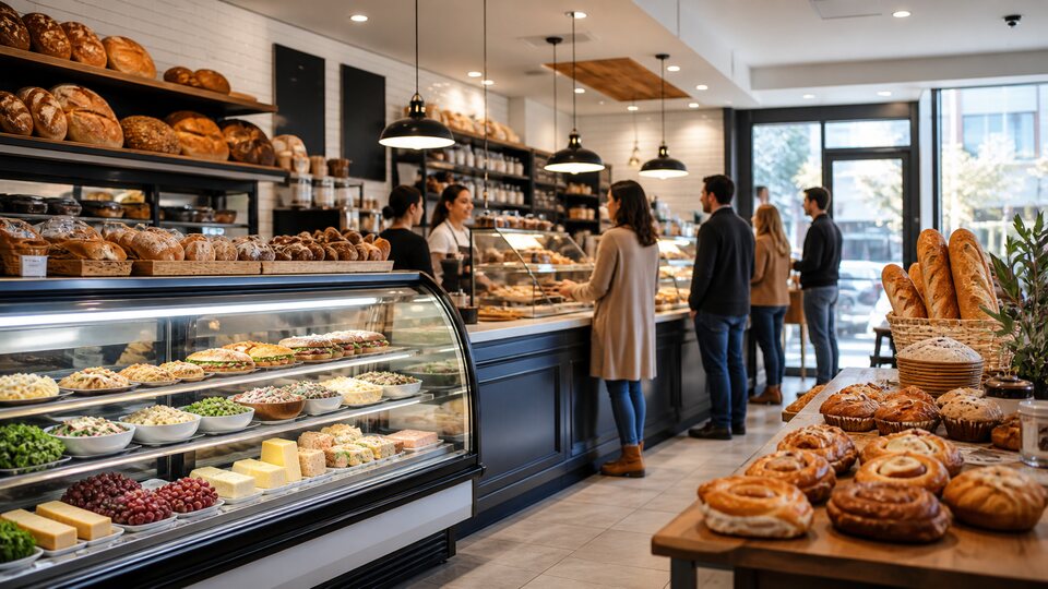 Bakery and deli counter