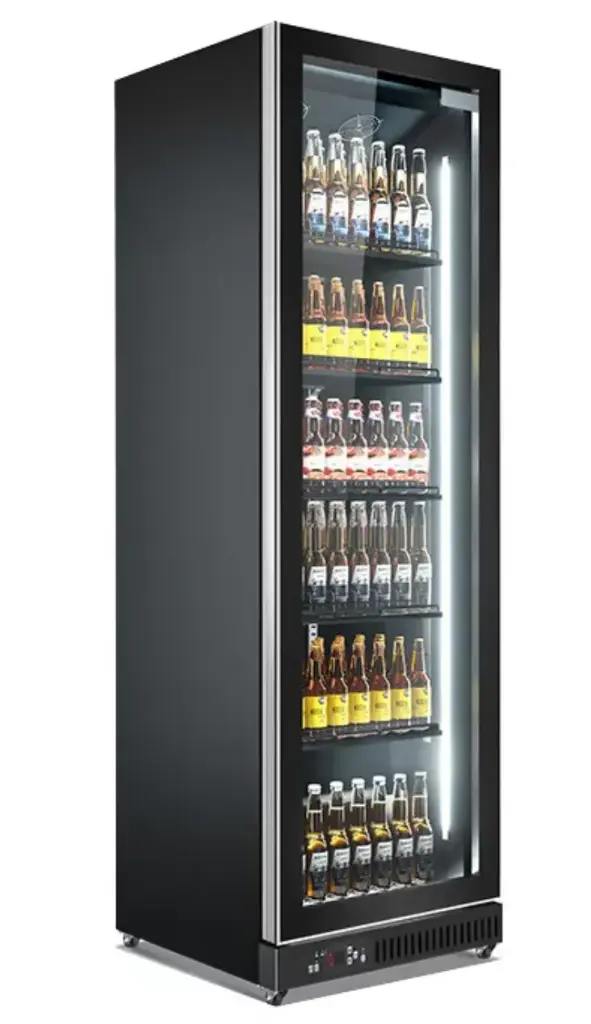 Twin Power Frameless Glass Door Merchandiser / 1 Door