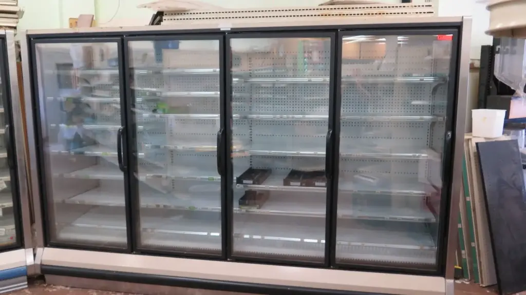 Used Hussmann RL Freezer Doors  / 4 Doors