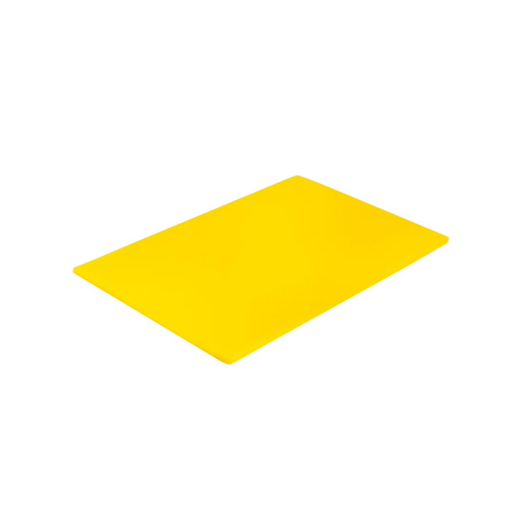 Browne Foodservice 15" x 20" Cutting Board / Yellow