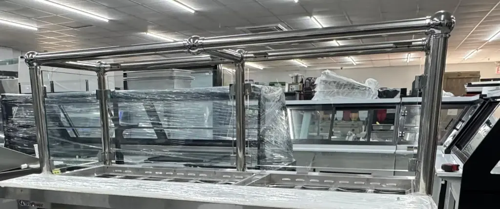 L & J Chrome Sneeze Guards  / 9 ft