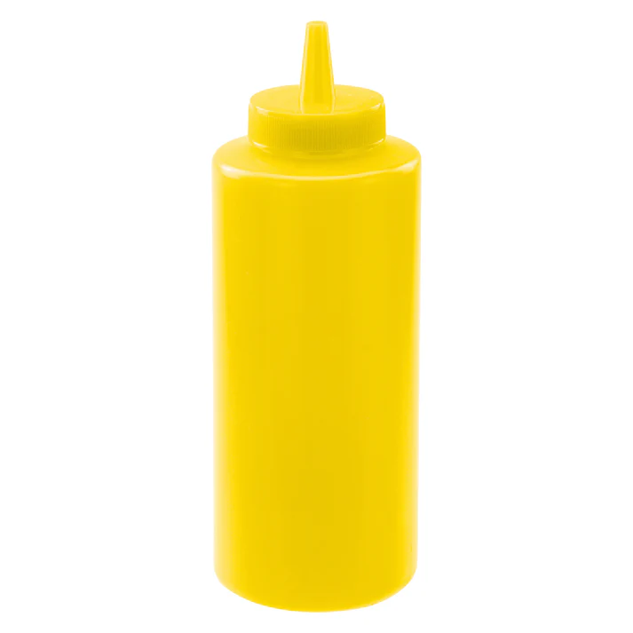Regular Squeeze Bottles - 12 oz / Yellow