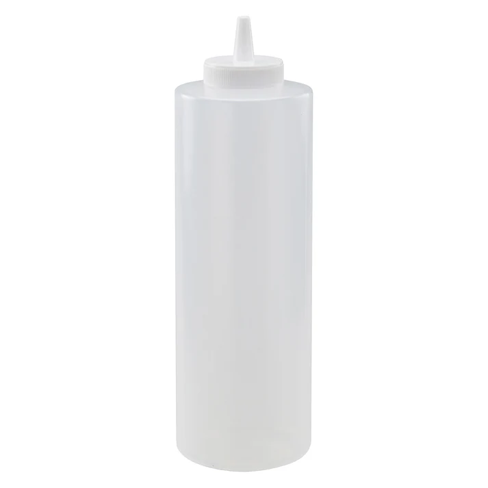 Regular Squeeze Bottles - 8 oz / Clear