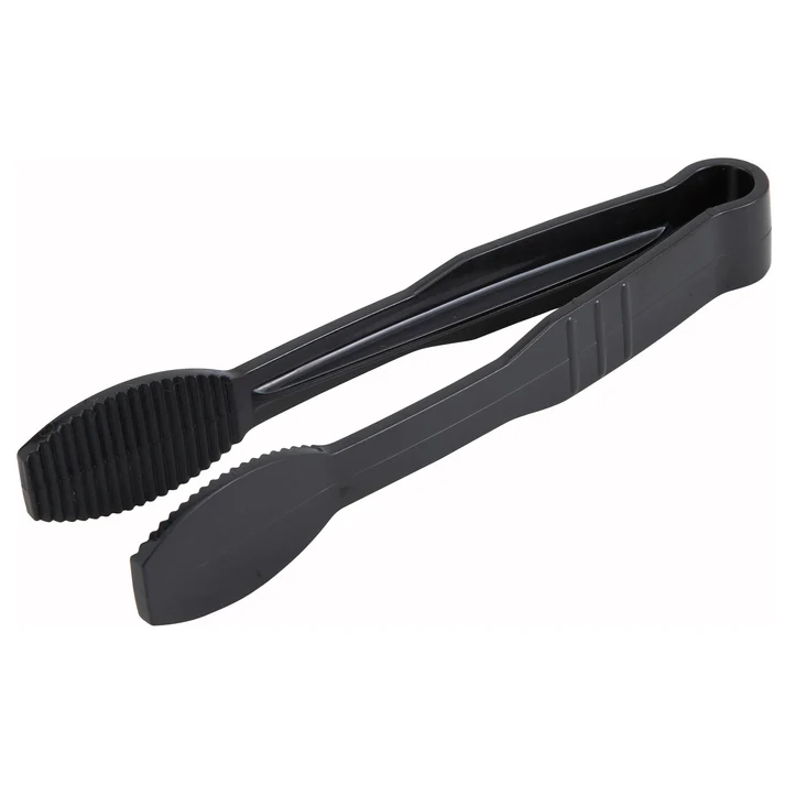 6" Flat Tongs, Polycarbonate / black