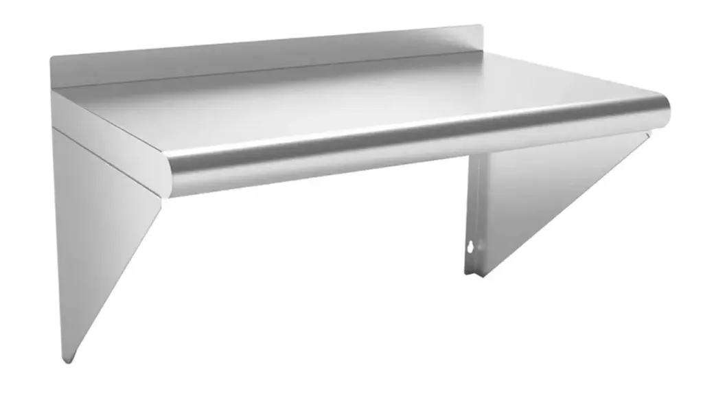 L&J Stainless Steel Wall Shelf / 12" x 36"