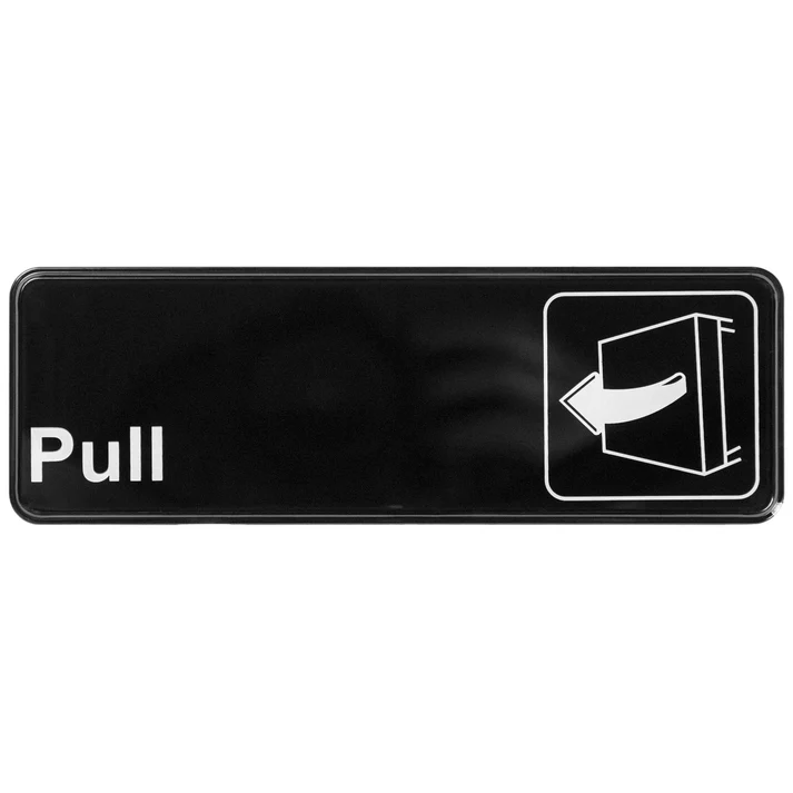 Information Signs 3"x 9" / Pull