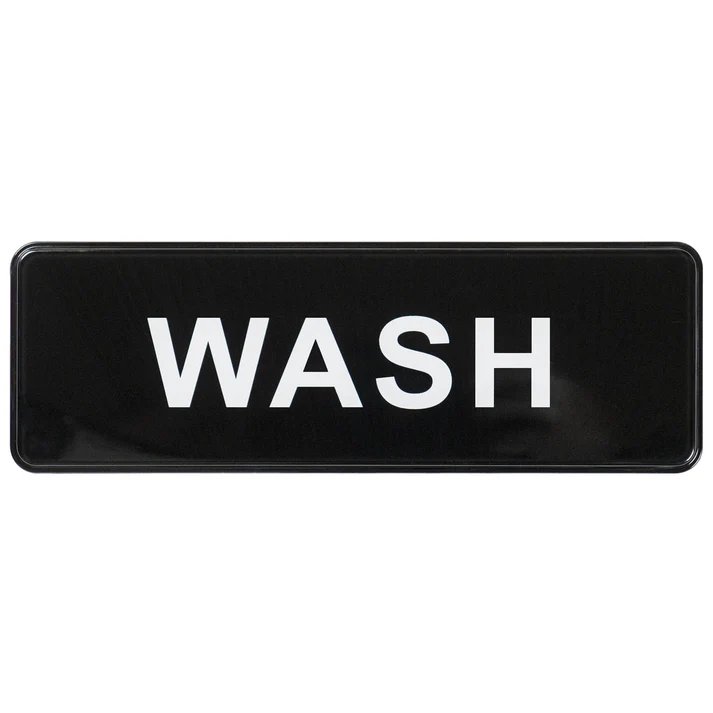 Information Signs 3"x 9" / Wash