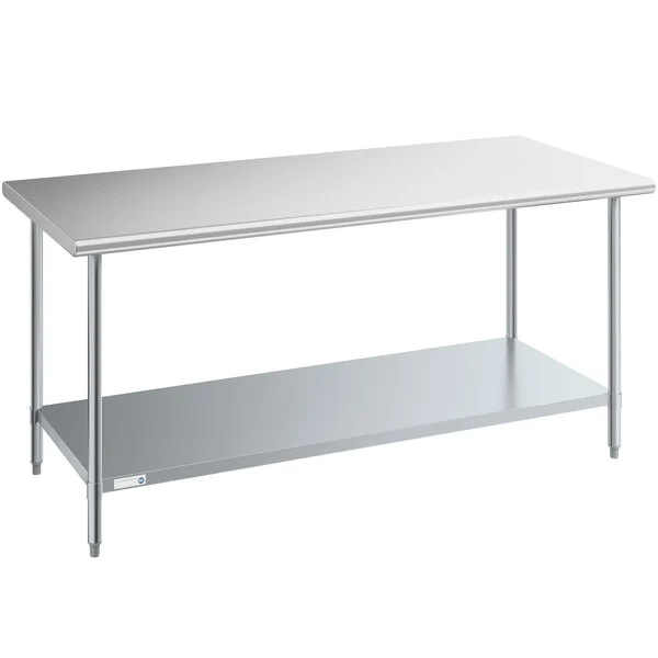 L & J Stainless Steel Worktable SS14 / 48 / 14 / 36