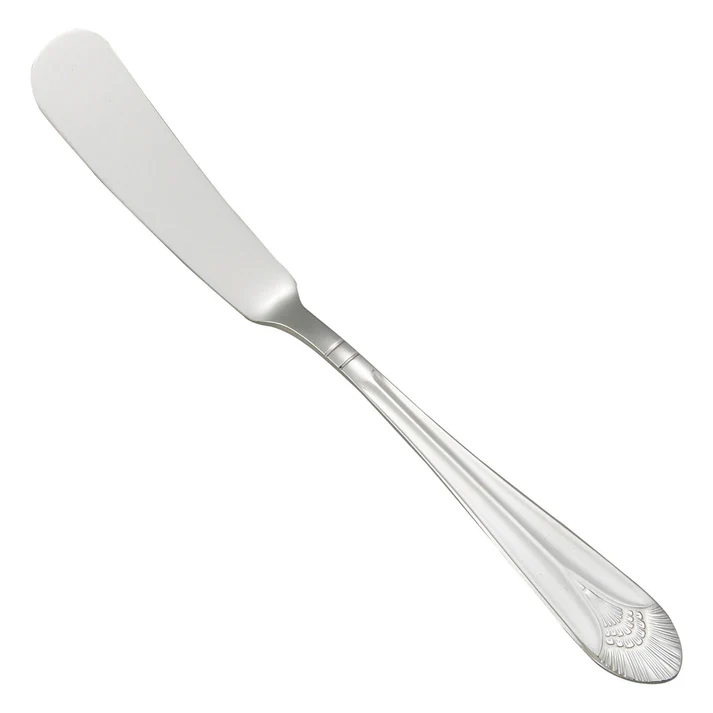 Peacock Butter Spreader, 18/8 Extra Heavyweight