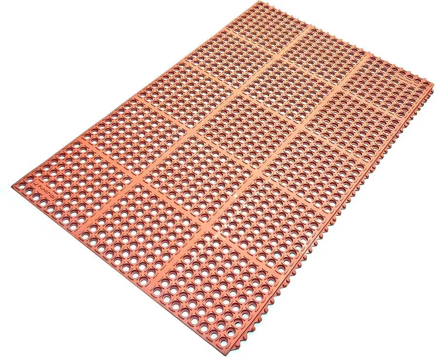 Restaurant Mat: 3ft x 5ft x 1/2; Terracotta Color 