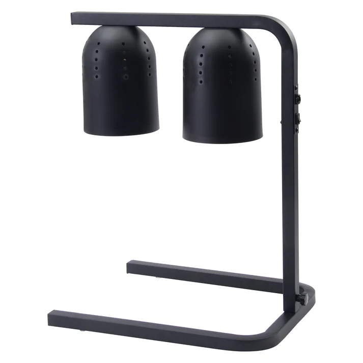  3-Position Electric Heat Lamp, Gray