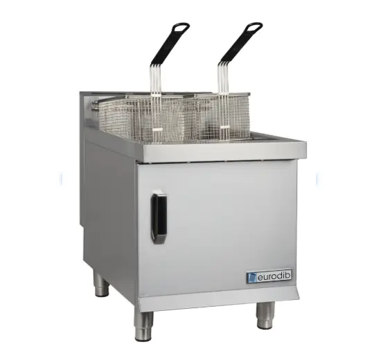 Eurodib TCF30 - Countertop Fryer, natural gas, (2) fryer baskets, 30 lb capacity, thermostatic controls 