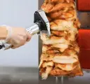 Electric Stainless Steel KS80S Straight Kebab Slicer Shawarma Doner Cutter with Adjustable Thickness