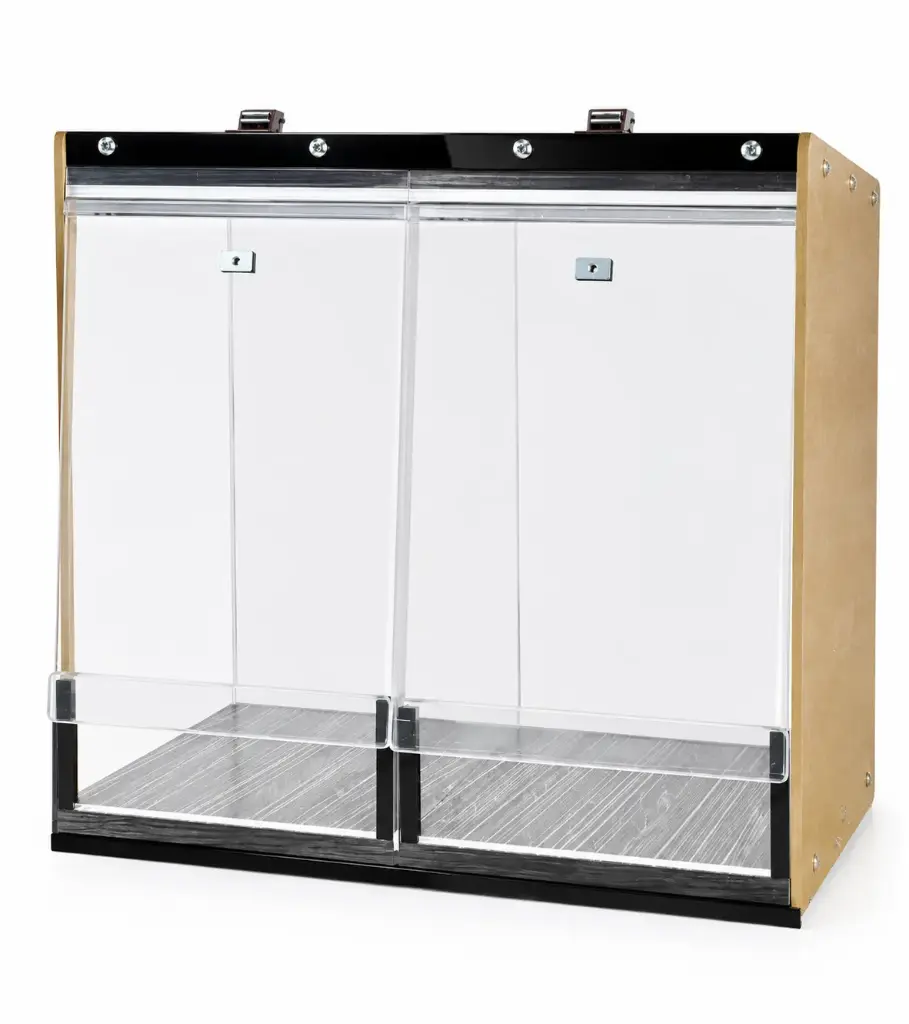 Countertop Bread Display Case - 3 Cases -  