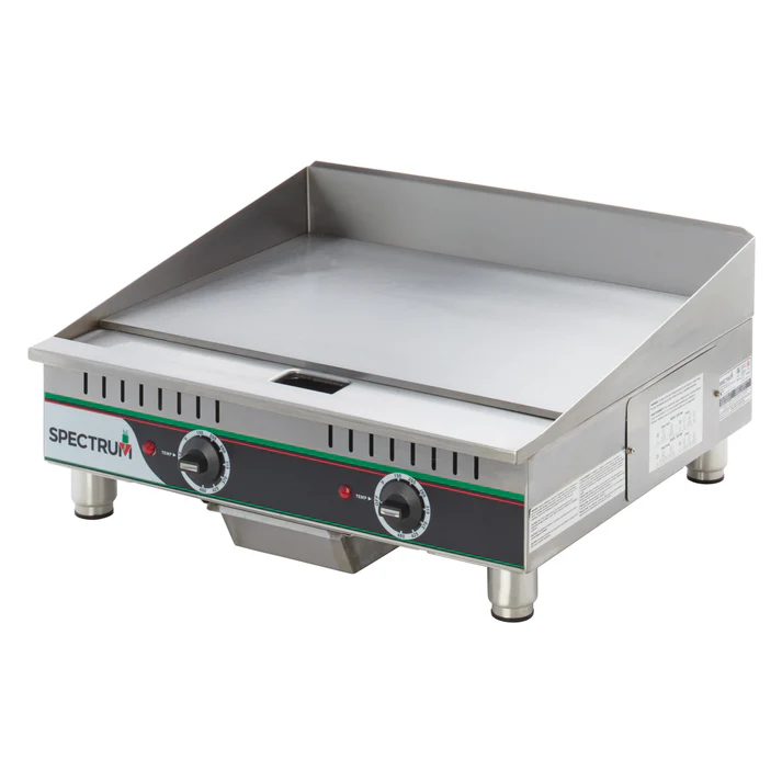 Spectrum 24" Electric Griddle, Two Heat Zones