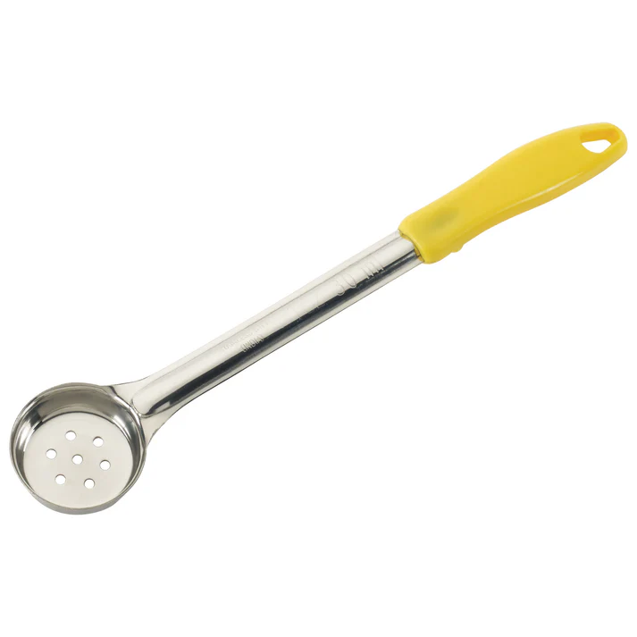 One-Piece Stainless Steel Portioners - Perforated, 1 oz