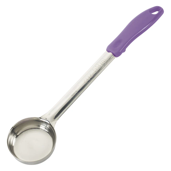 Allergen-Free One-Piece Stainless Steel Portioners - Solid, 2 oz