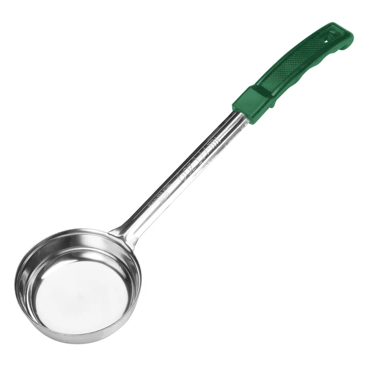 Winco Prime One-Piece Stainless Steel Portioners - Solid, 6 oz