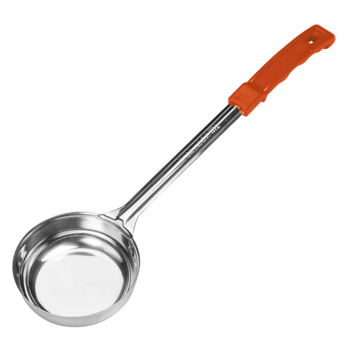  Winco Prime One-Piece Stainless Steel Portioners - Solid, 8 oz