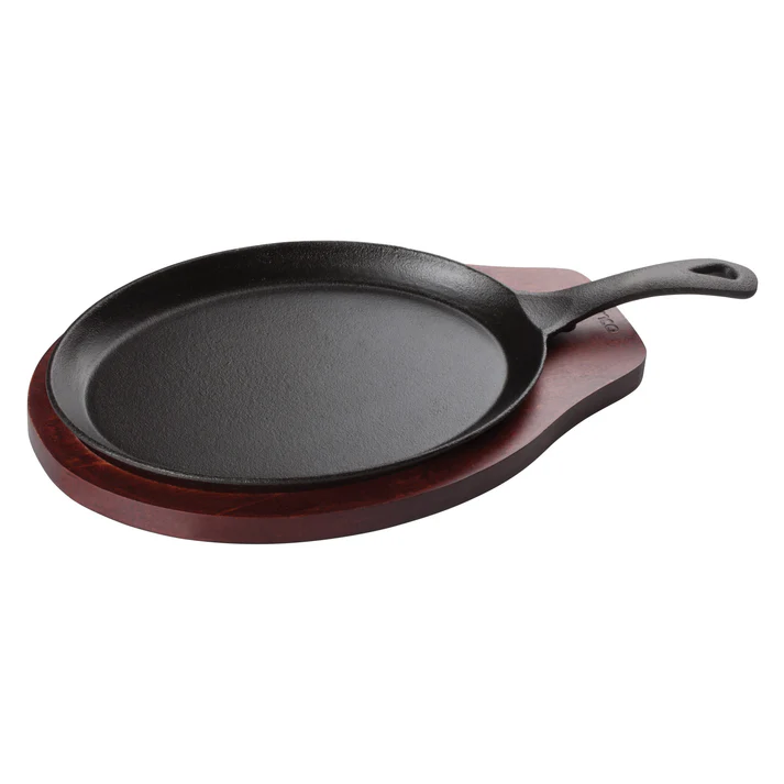 Cast Iron Fajita Server 2-Piece Set