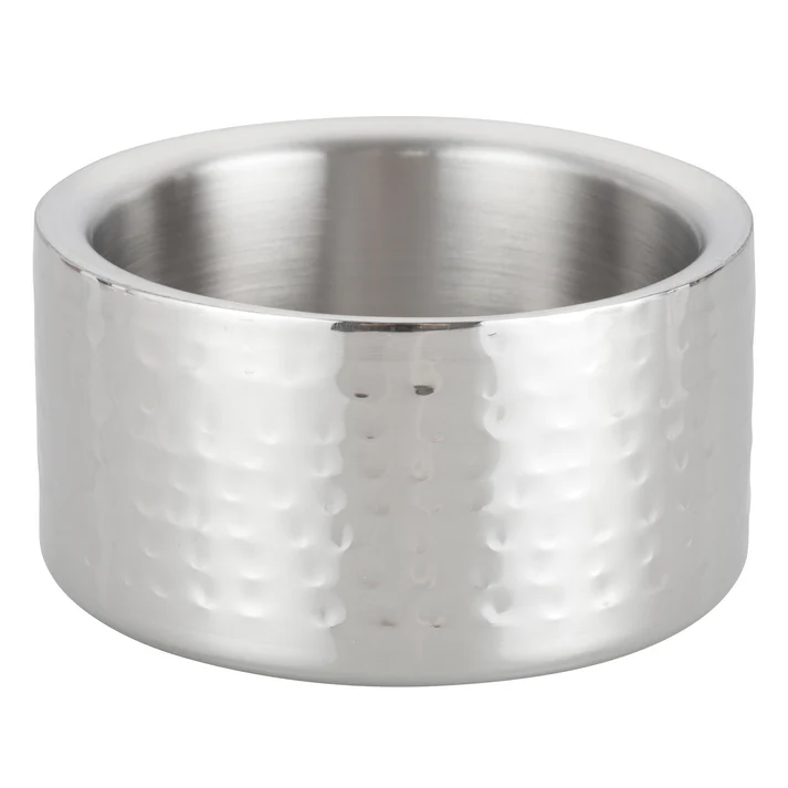 Double-Wall Wine Coaster - Hammered