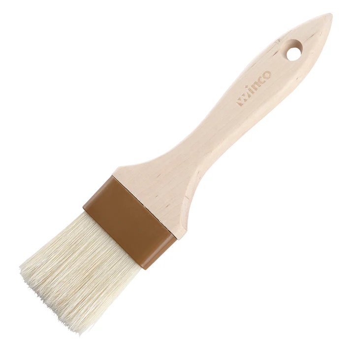 Pastry/Basting Brush with Plastic Ferrule - 2" Flat