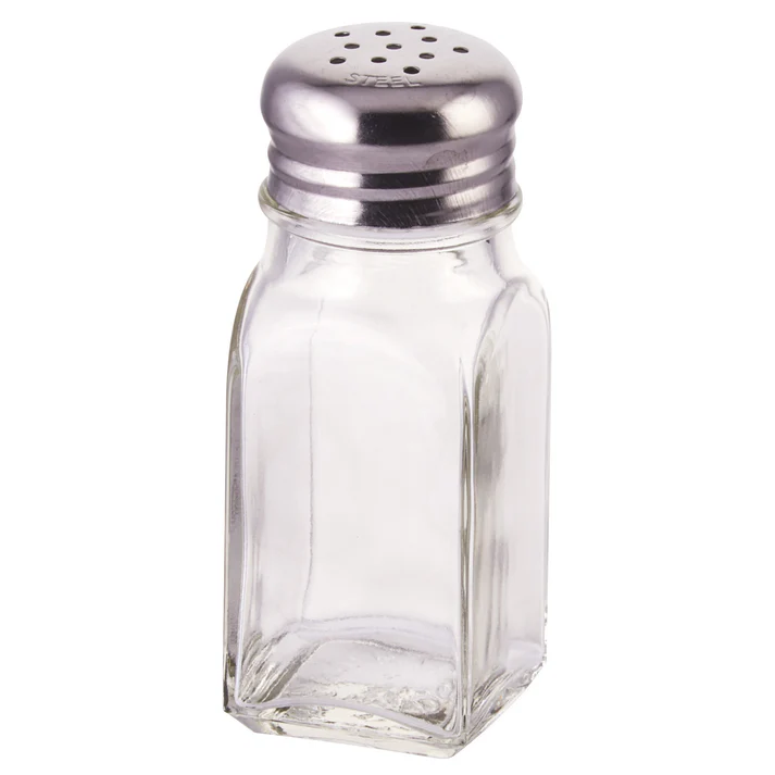 Square Shaker, 2 oz, Mushroom Top