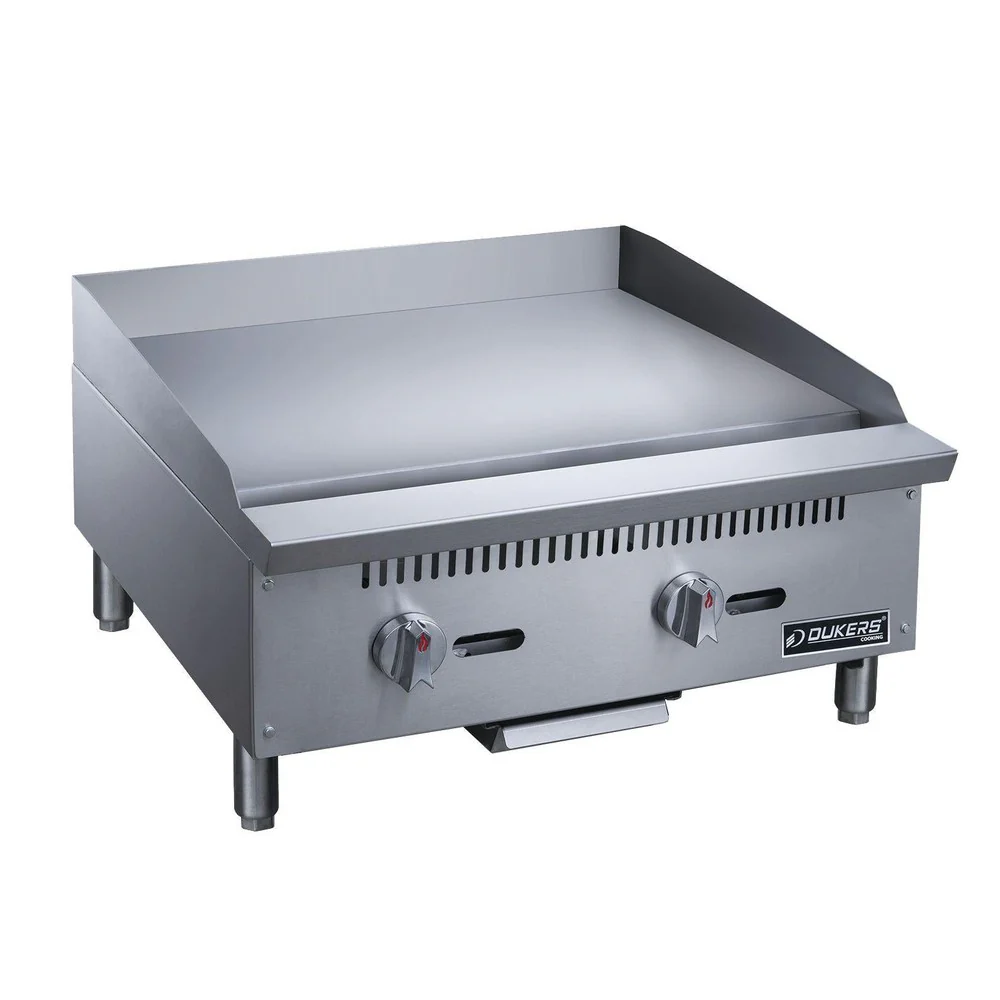 Dukers Griddle with 2 Burners 
