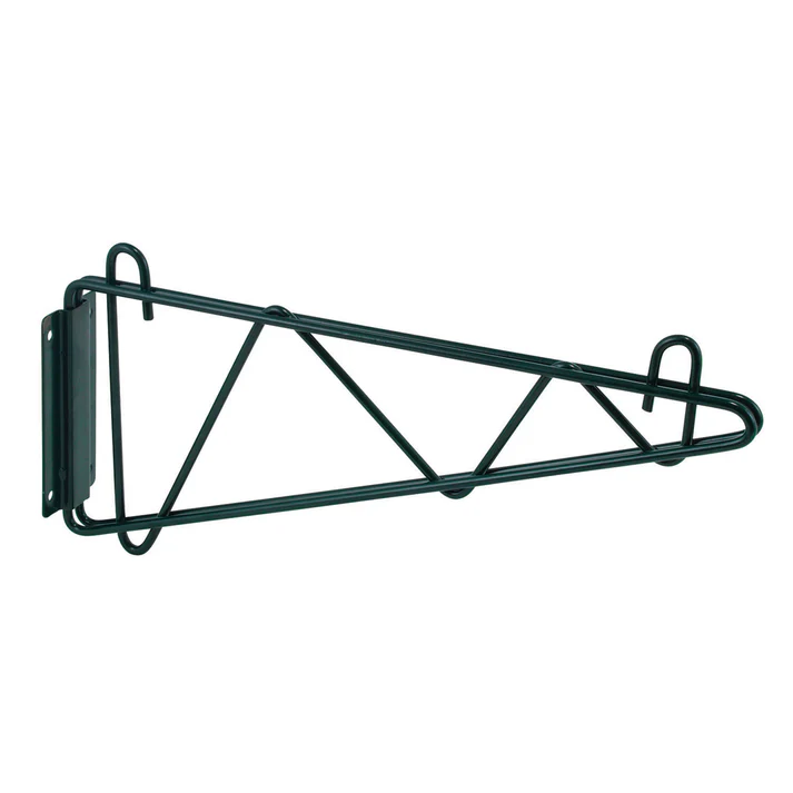 Shelving Wall Mount Brackets, Epoxy Coated - 14"