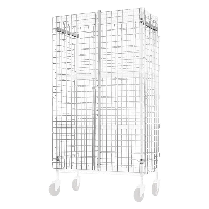 Security Cage, Chrome-Plated - 18" x 48" x 63"