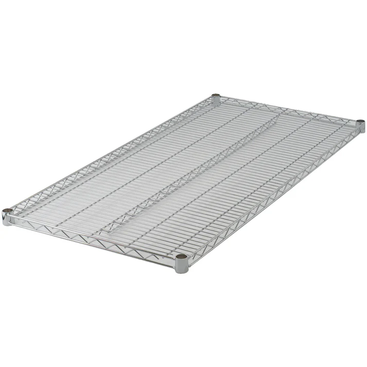 Wire Shelf, Chrome-Plated - 24" x 72"