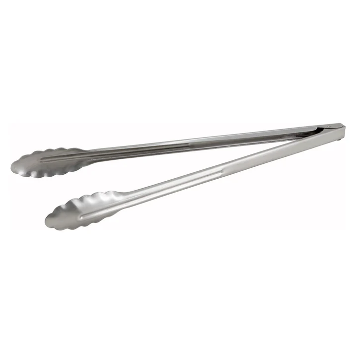  Stainless Steel Utility Tongs, Heavyweight - 16"