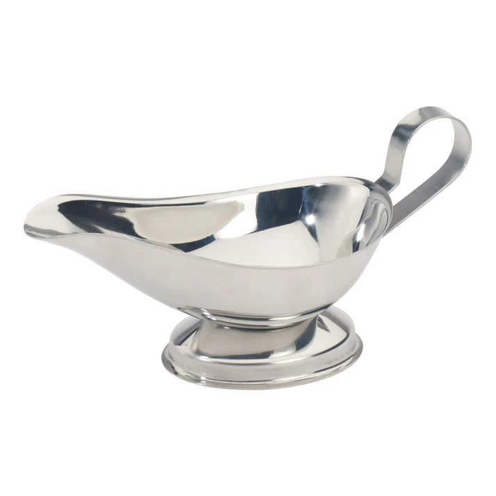 Stainless Steel Gravy Boat - 3 oz.