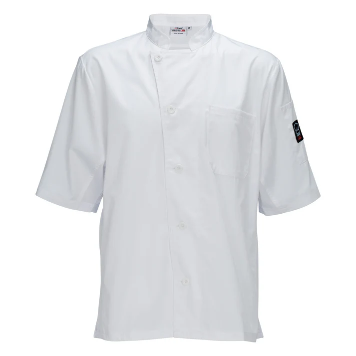  Ventilated Chef Shirt, Tapered Fit