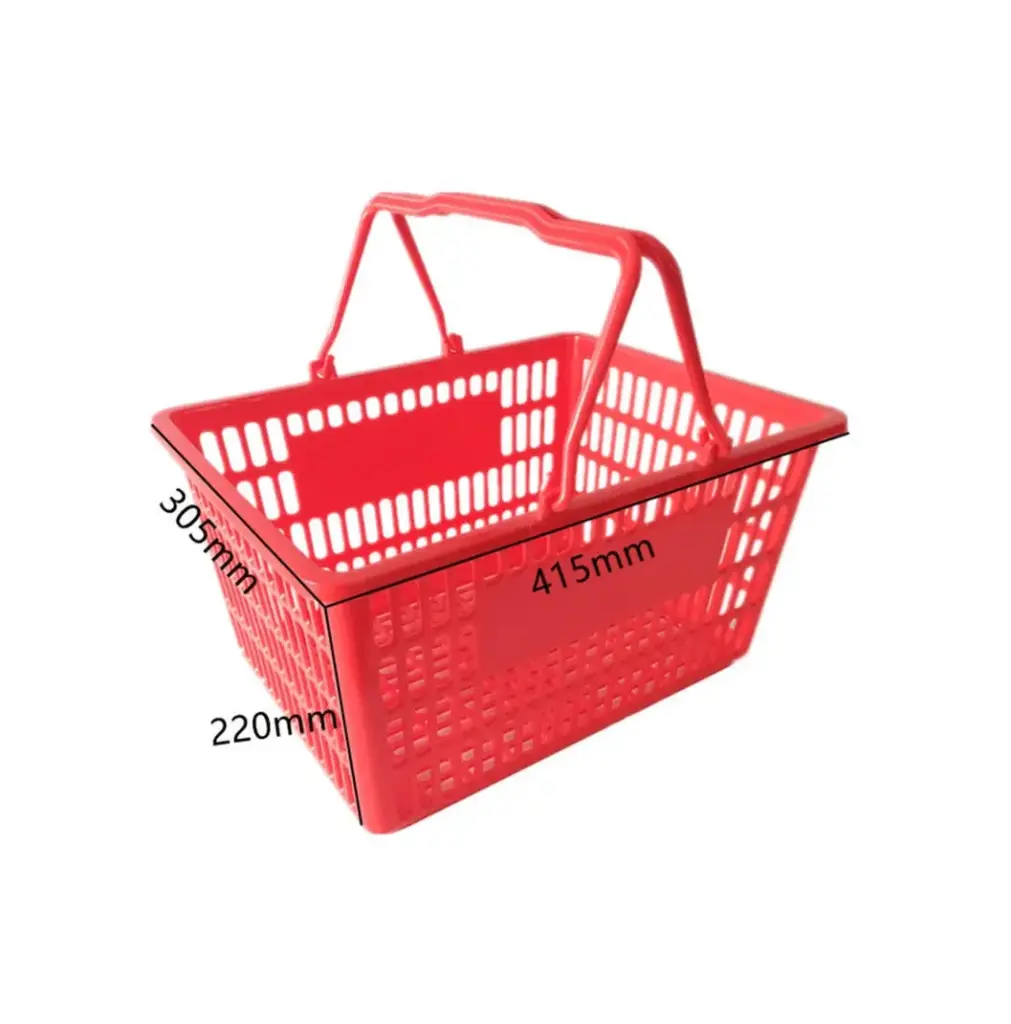 Red Large Shopping Basket