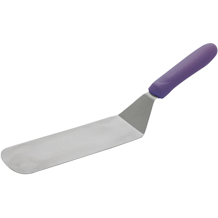 Allergen-Free Flexible Turner with Offset, 8-1/4" x 2-7/8" Blade