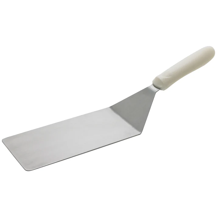Turner w/Offset, White PP Hdl, 8" x 4" Blade