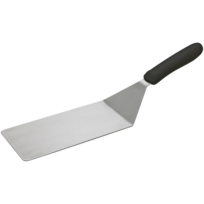 Turner with Offset, Black Polypropylene Handle, 8" x 4" Blade
