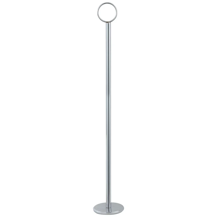 Table Number Holder, Chrome - 15"