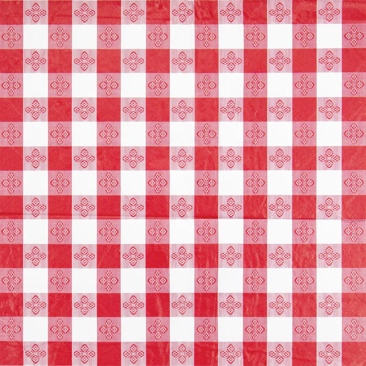 Table Cloth, Rectangle - Red, 52" x 70"