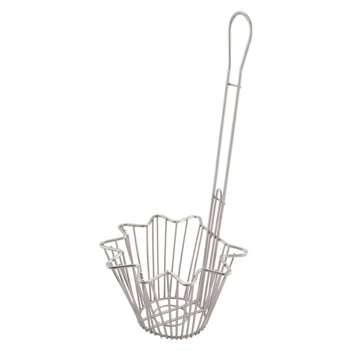 Fry Basket - Taco Bowl - Round with 18" Handle