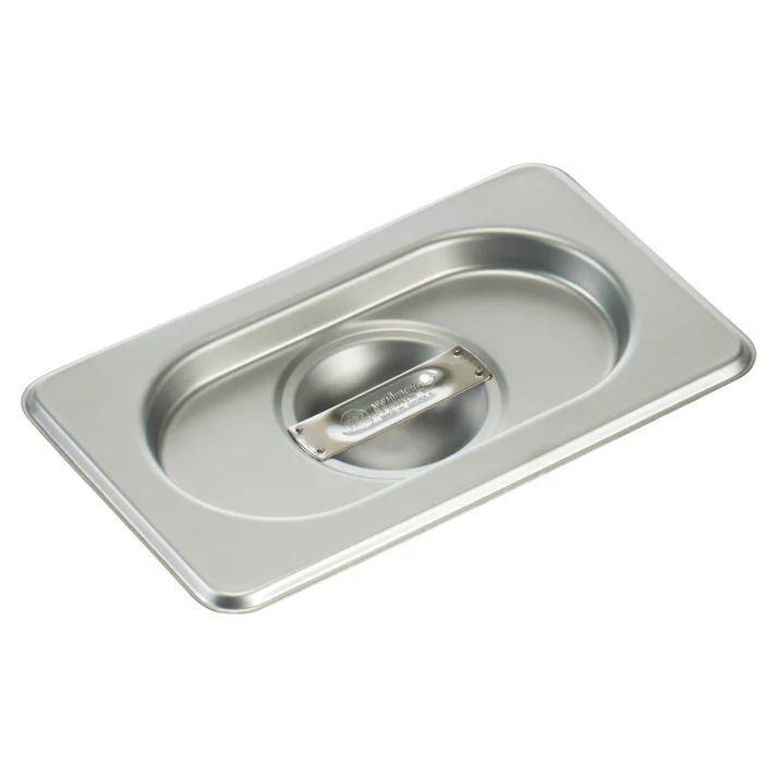 Stainless Steel Gastronome 1/9th Steam Pan Cover for SPJH-906GN, Solid