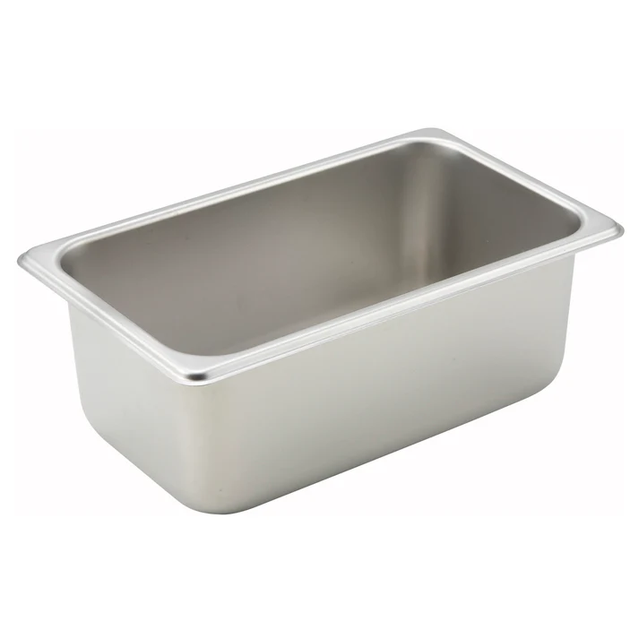 Straight-Sided Steam Pan, 25 Gauge Stainless Steel