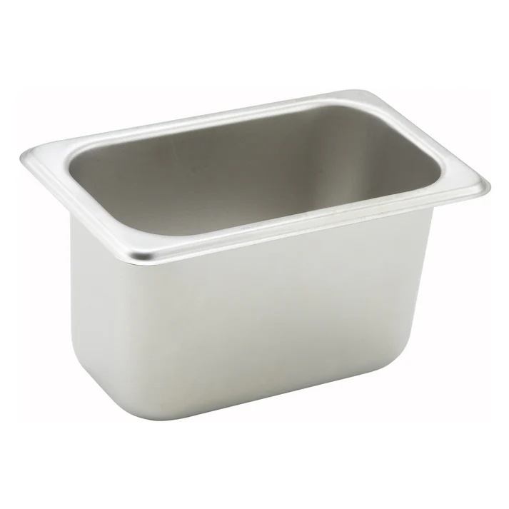 Straight-Sided Steam Pan, 25 Gauge Stainless Steel