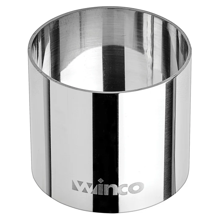 Stainless Steel Pastry Mold - Round, 2" x 1-3/4"