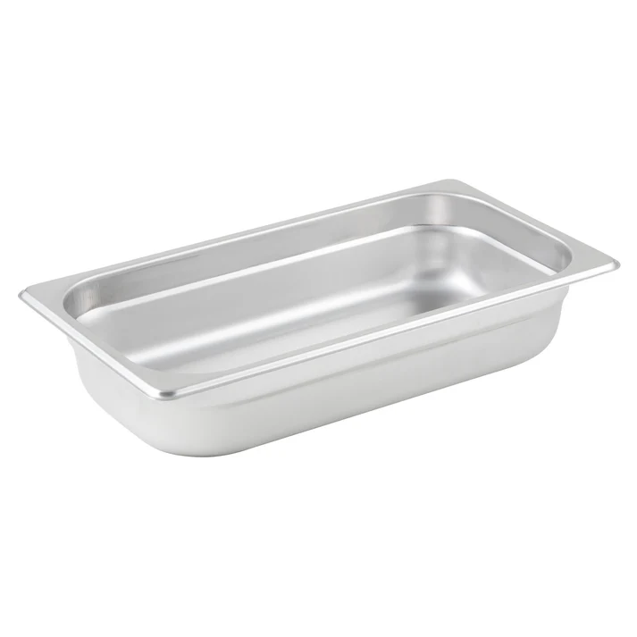 Anti-Jam Steam Pan, 24 Gauge Stainless Steel - 1/3, 2-1/2"