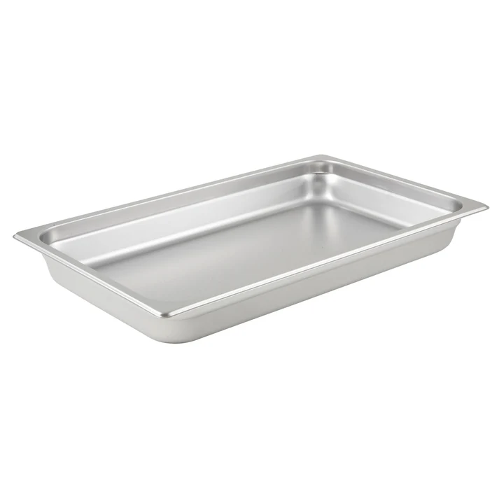 Anti-Jam Steam Pan, 24 Gauge Stainless Steel - Full, 2-1/2"