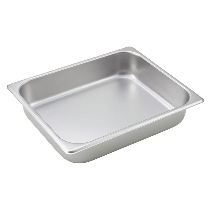Straight-Sided Steam Pan, 25 Gauge Stainless Steel
