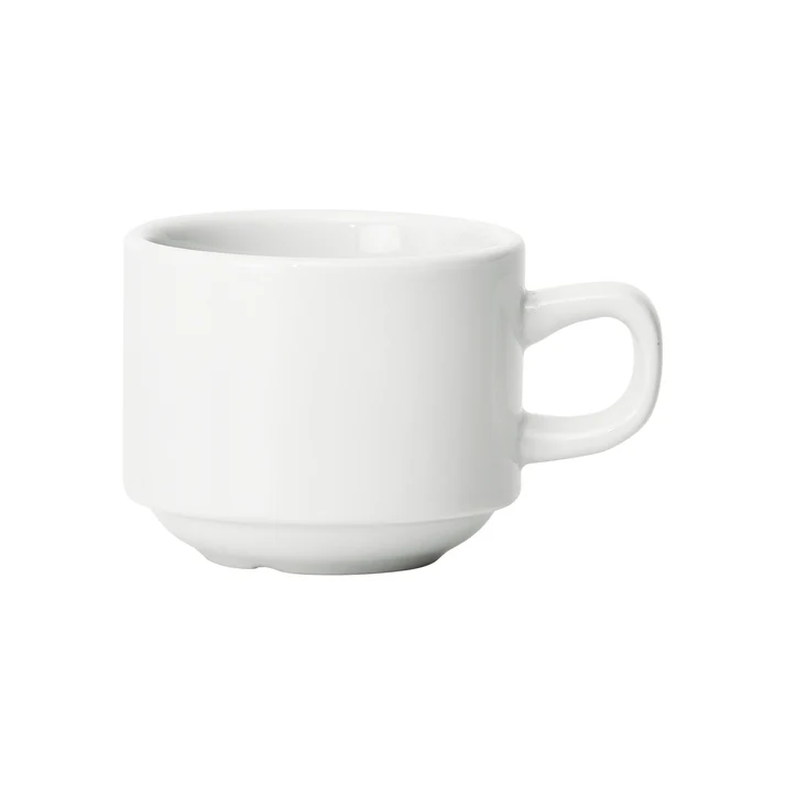  Birkhall Stacking Coffee Cup, 8-1/2 oz, White Porcelain, 36 Pieces/Case