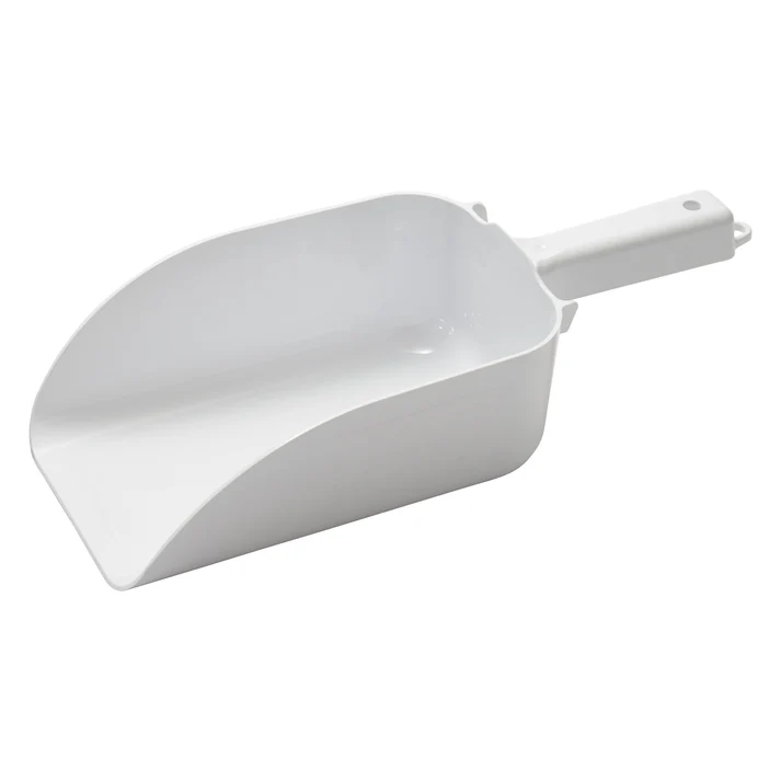 Bar Maid Polystyrene Flat Bottom Scoop with Hook Handle